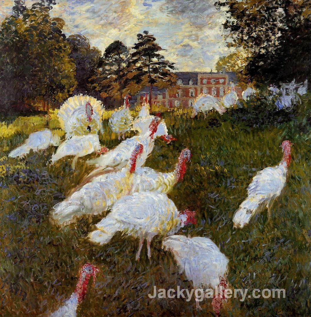 The Turkeys by Claude Monet paintings reproduction